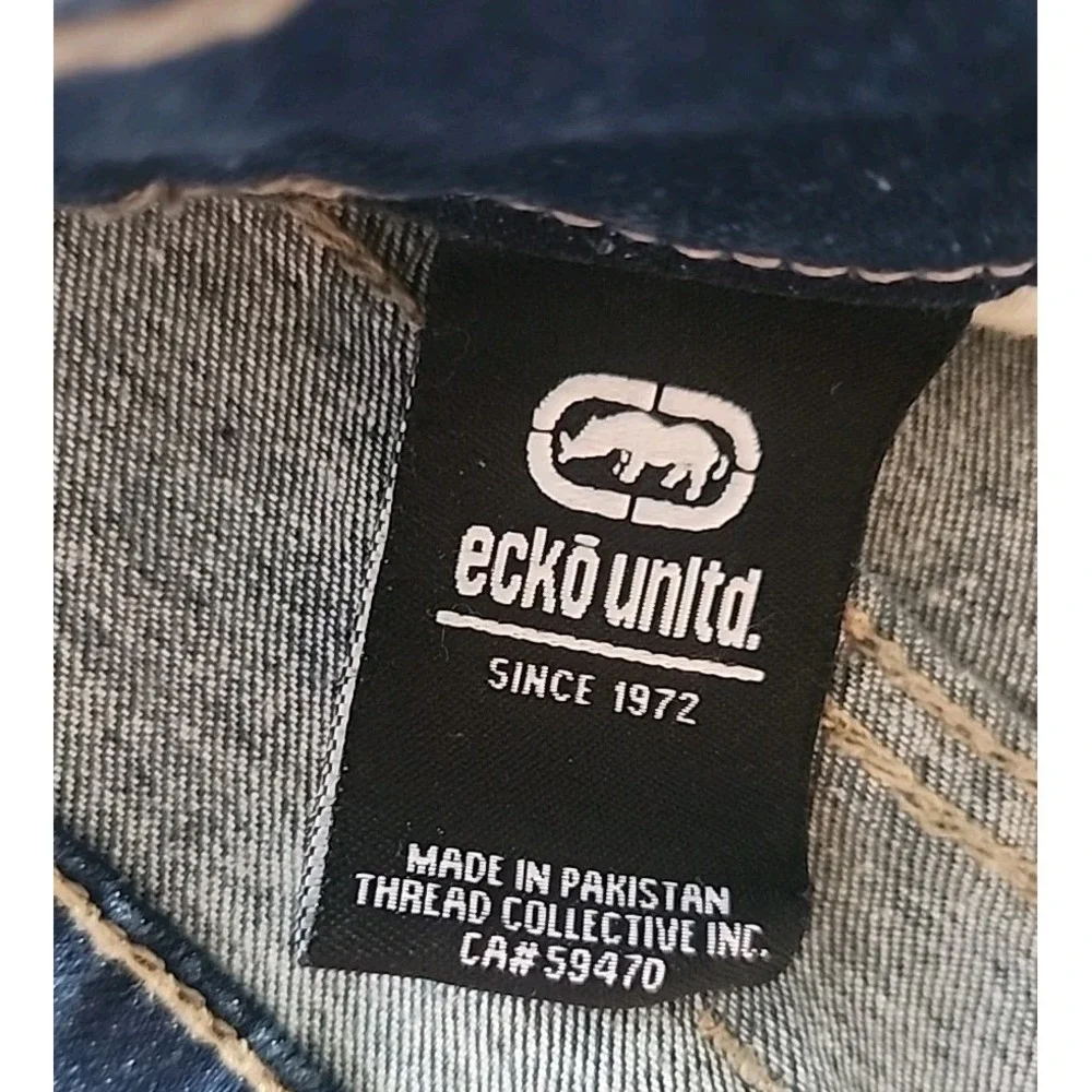 Vtg Y2K Ecko Unltd Baggy Fit Jeans‎ Pants Mens Size 44 X 29  Hip Hop Skater READ